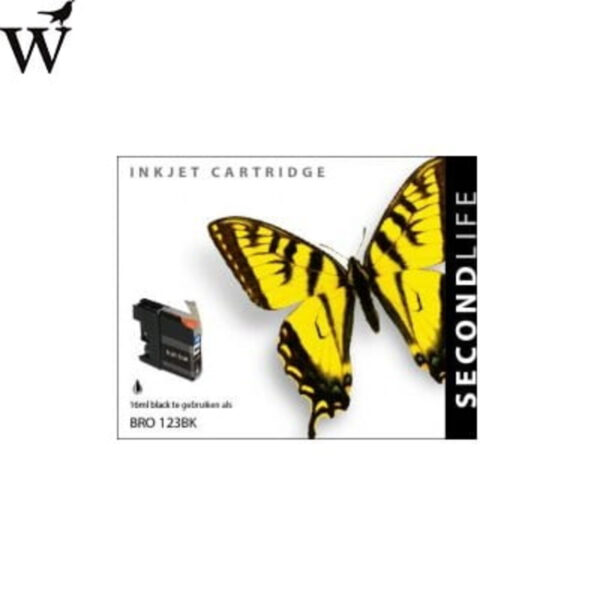SecondLife Brother LC-123 Zwart 19,5ml