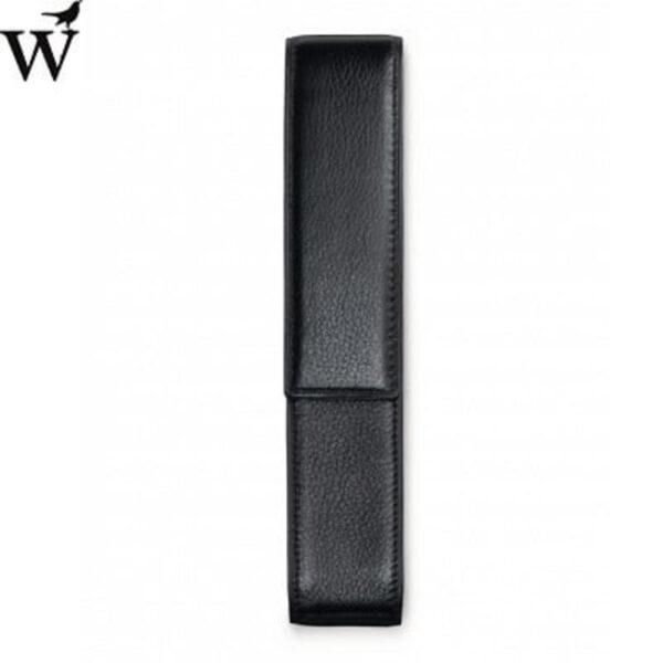 Lederen etui Lamy zwart voor 1 pen A201