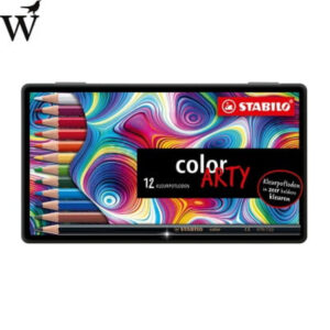 Kleurpotloden Stabilo Color metaaletui 12stuks assorti