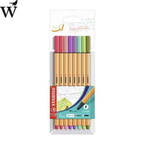 Fineliner STABILO point 88 etui à 8 kleuren
