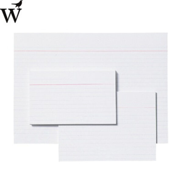 Systeemkaarten 150x200mm lijn + rode koplijn 100 vel per pak - Afbeelding 3