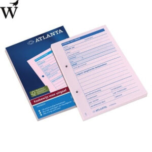 Kasbewijs Djois Atlanta uitgaaf A6 100 vel roze