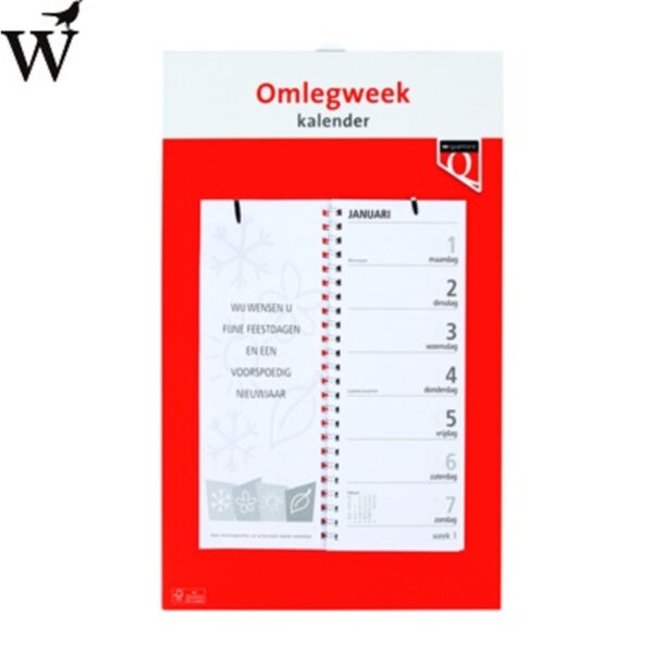 Weekomlegkalender Huismerk 2026
