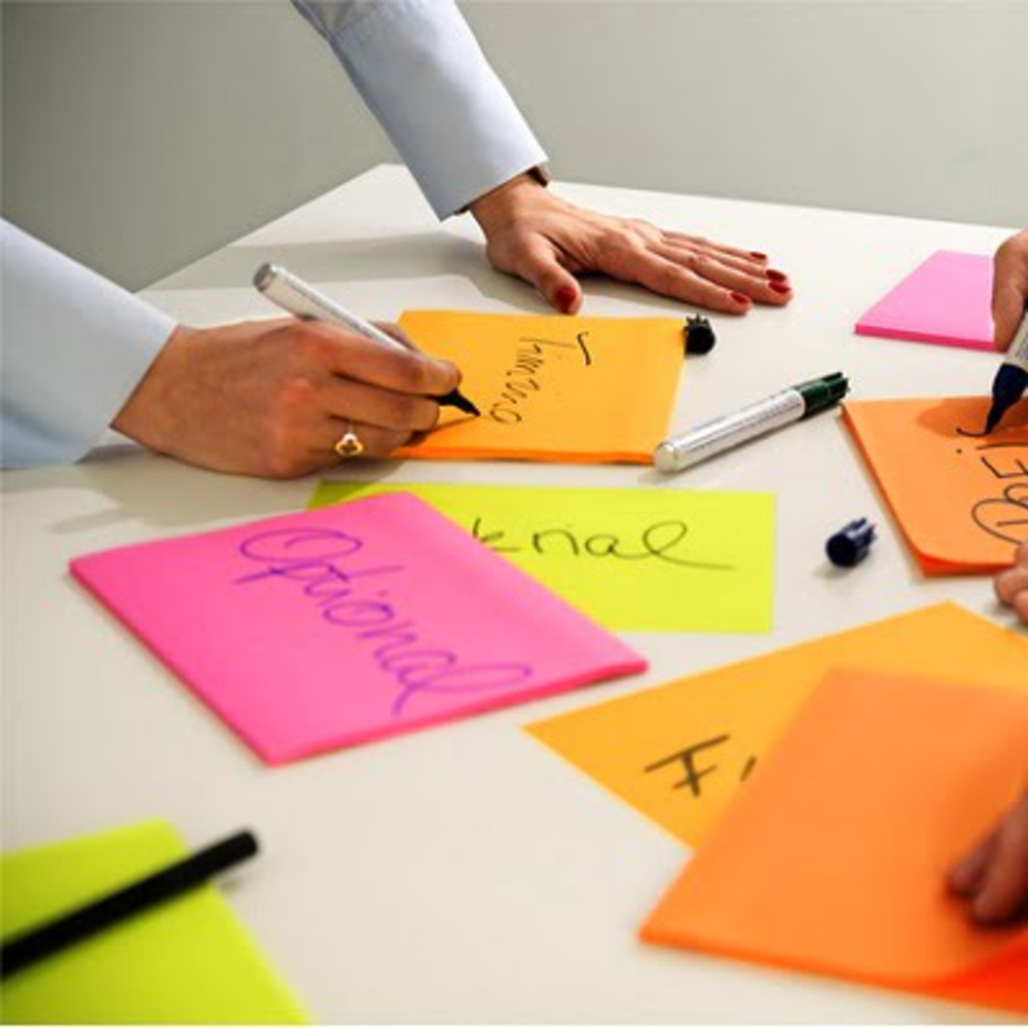 Memoblok 3M Post-it 6845-SSP Super Sticky 149x200mm assorti - Afbeelding 2