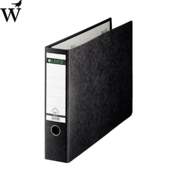 Ordner Leitz 1073 A3 dwars 77mm karton gewolkt zwart