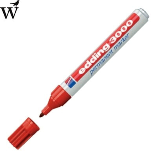 Viltstift edding 3000 rond rood 1.5-3mm