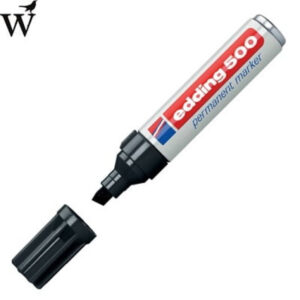 Viltstift edding 500 schuin zwart 2-7mm