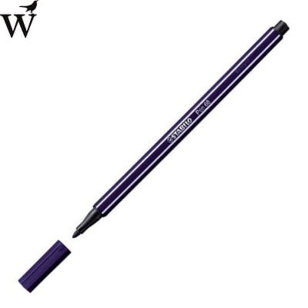 Viltstift Stabilo 68/22 pruissisch blauw