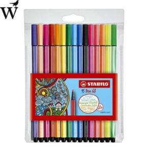 Viltstift Stabilo 68 10+5 neon 15 stuk per etui