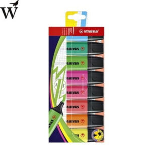 Markeerstift Stabilo Boss assorti set 8 stuks