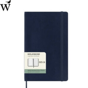 Agenda Moleskine Weekly note Large 18m 2025/2026 soft Blue