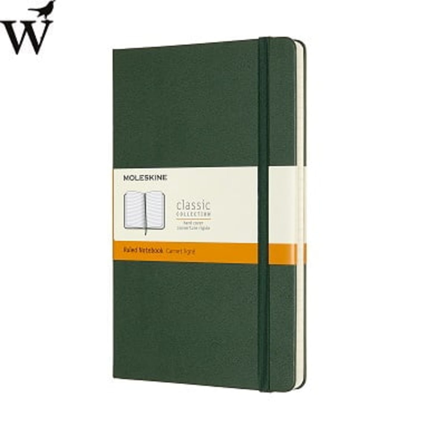 Notitieboek Moleskine large lijn Mythle Green hard