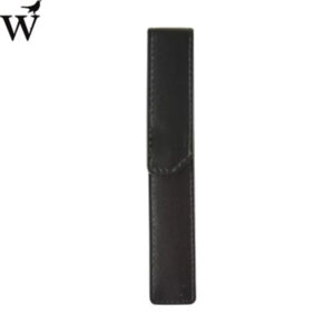 Pennenetui Maverick leder voor 1 pen zwart