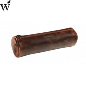 Pennenetui Maverick leder rond large