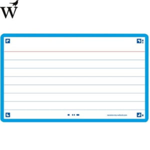 Flashcards Turquoise 75x120mm 80vel Oxford 2.0
