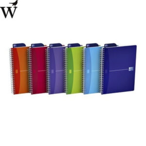 Spiraalblok Oxford MyColours A5 90vel gelinieerd assorti
