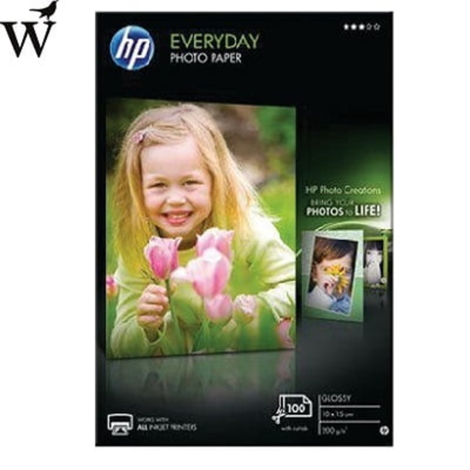 Inkjetpapier HP CR757A 10x15cm photo glossy 200gr 100vel