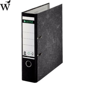 Ordner Leitz 1080 A4 80mm karton gewolkt zwart