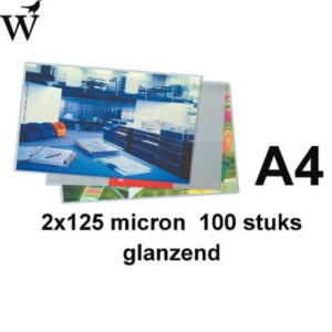 Lamineerhoes GBC A4 2x125micron 100stuks
