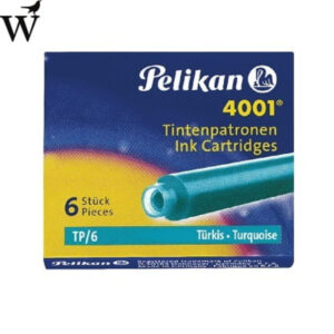 Inktpatroon Pelikan 4001 turquoise 6 stuk per pak