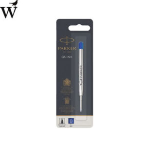 Balpenvulling Parker Quink blauw breed op blister