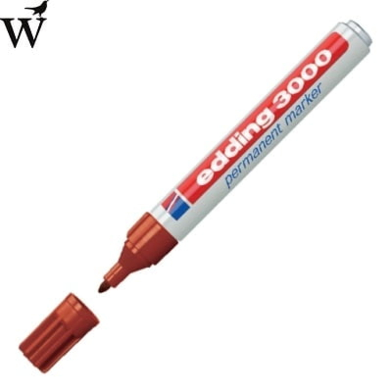 Viltstift edding 3000 rond bruin 1.5-3mm