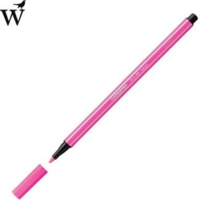 Viltstift Stabilo 68/056 neon roze