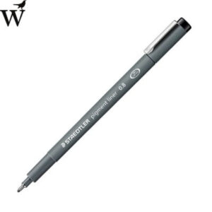 Fineliner Staedtler Pigment 308 zwart 0.8mm