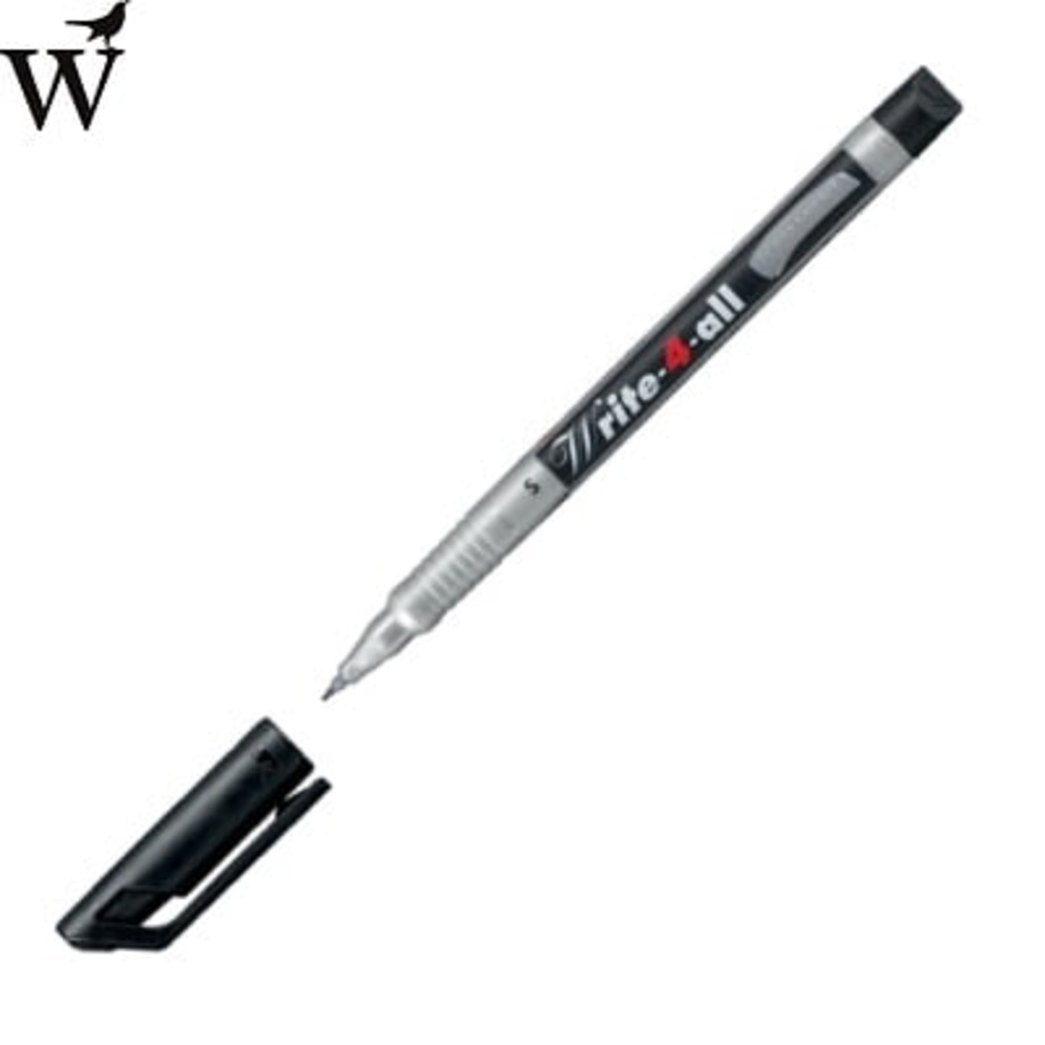 Viltstift Stabilo Write-4-All 166/46 zwart superfijn