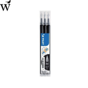 Rollerpenvulling PILOT Frixion zwart 0.35mm 3 stuk per set