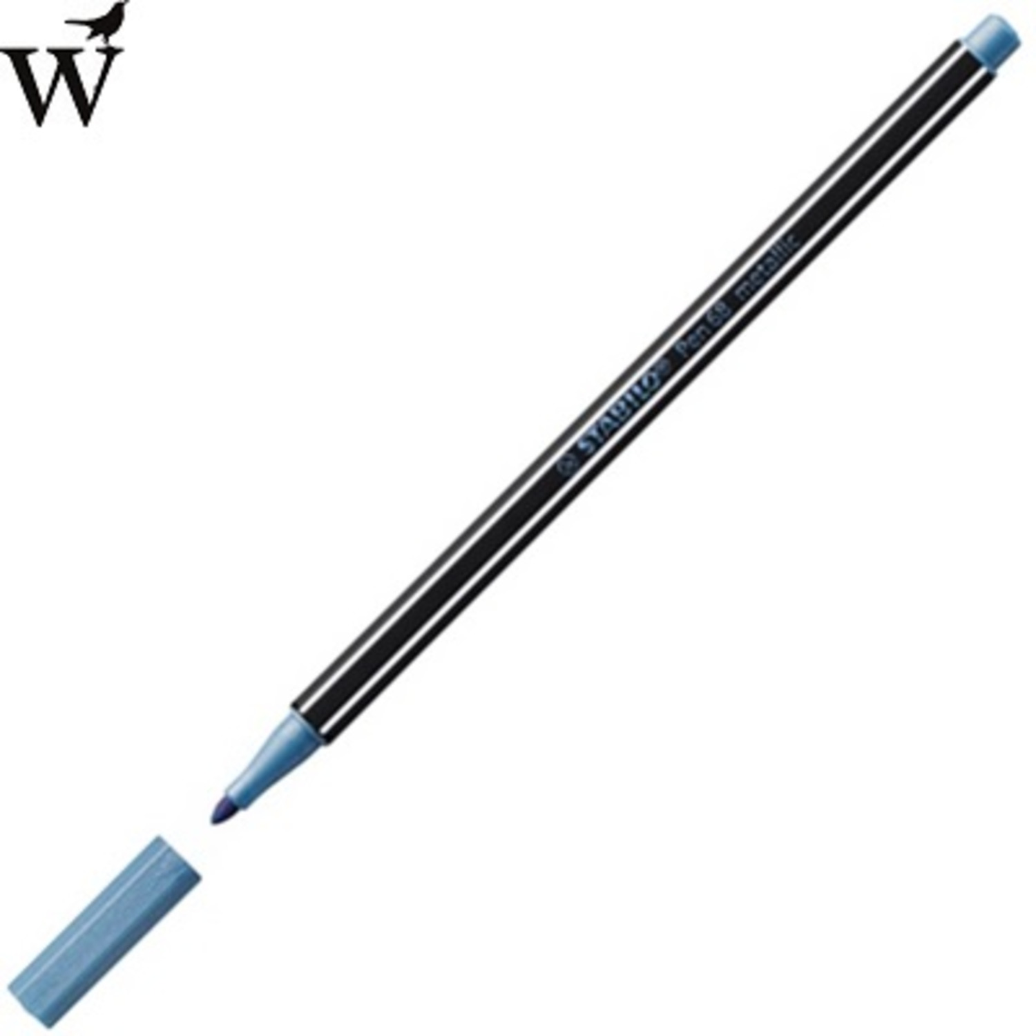 STABILO Pen 68 metallic Blauw