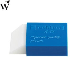 Gum edding R20 kunststof 45x24x10mm wit met blauwe houder