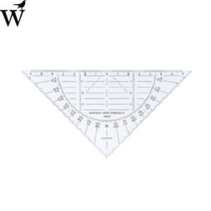 Geodriehoek Aristo 1550 160mm flexibel transparant