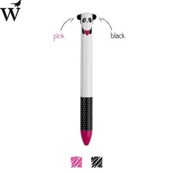 Legami twee kleuren balpen Click & Clack - Panda