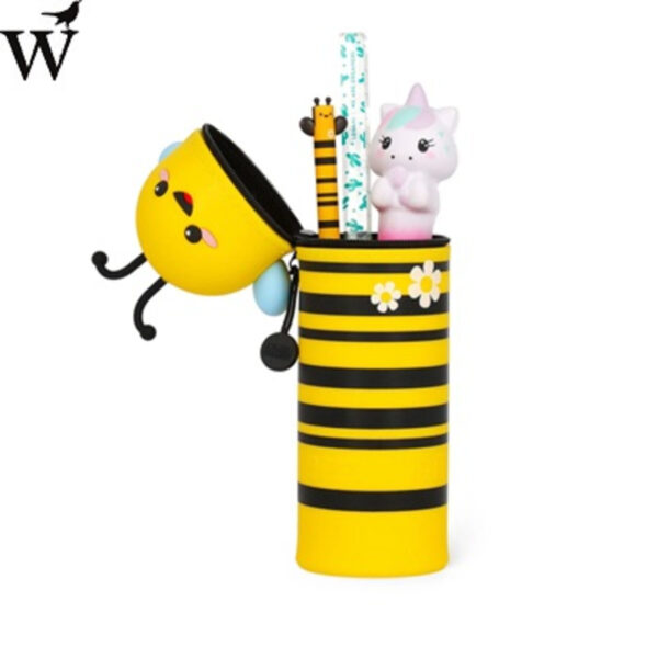Legami 2 in 1 silicone pencil case KAWAII - Bee - Afbeelding 7