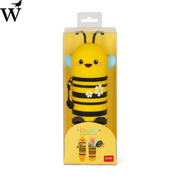 Legami 2 in 1 silicone pencil case KAWAII - Bee