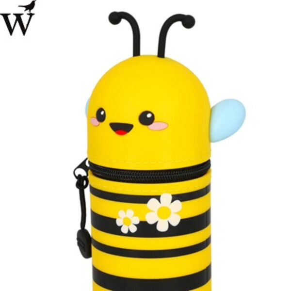 Legami 2 in 1 silicone pencil case KAWAII - Bee - Afbeelding 4