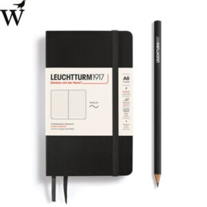 Notitieboek Leuchtturm Pocket black dotted soft cover A6