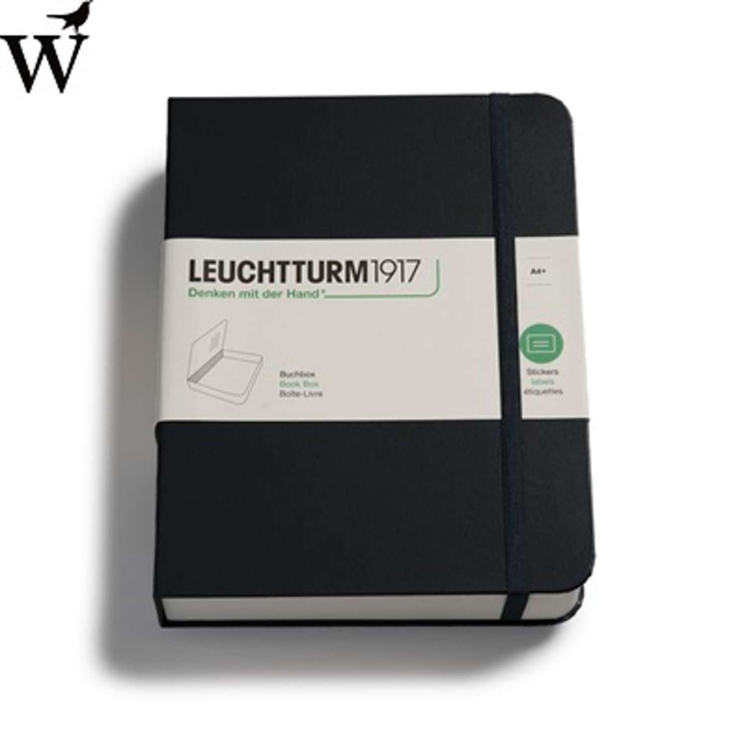 Bookbox Leuchtturm 250x325x60mm black