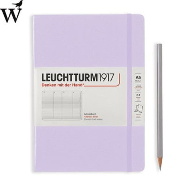 Adresboek Leuchtturm Medium Lilac A5