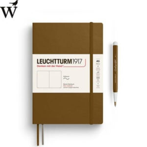Notitieboek Leuchtturm Med. Spice Brown plain soft cover A5