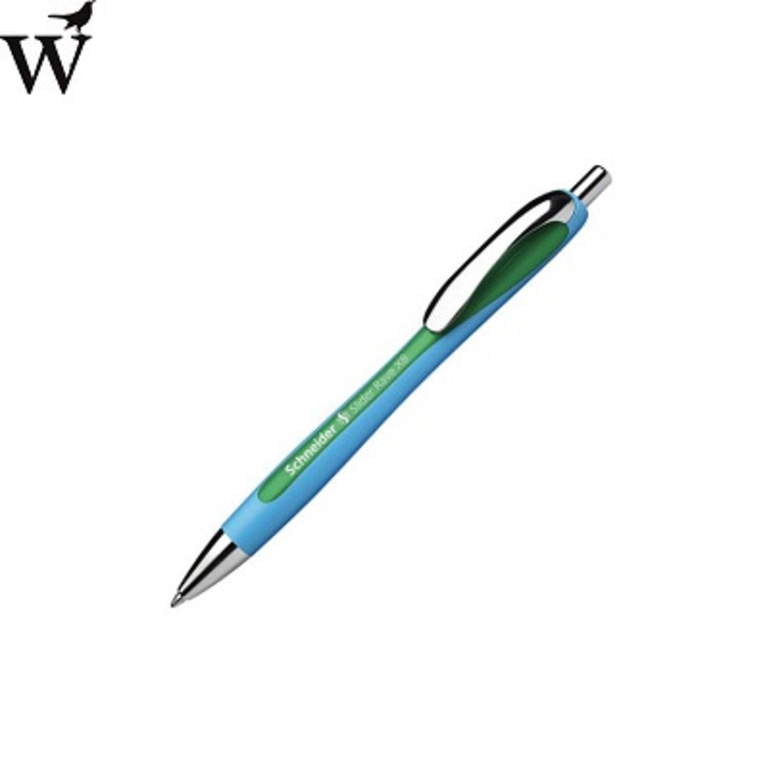 Balpen Schneider Slider Rave blauw/groen