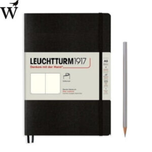 Notitieboek Leuchtturm Medium black plain soft cover A5