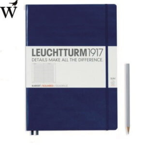 Notitieboek Leuchtturm Master Slim navy squared A4+