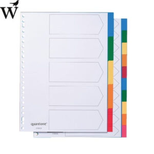 Tabbladen 23-gaats 10-delig assorti tabs PP Huismerk*