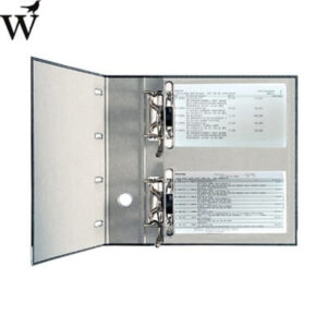 Ordner Bank Leitz 1092 A4 75mm 2 mechanieken karton zwart