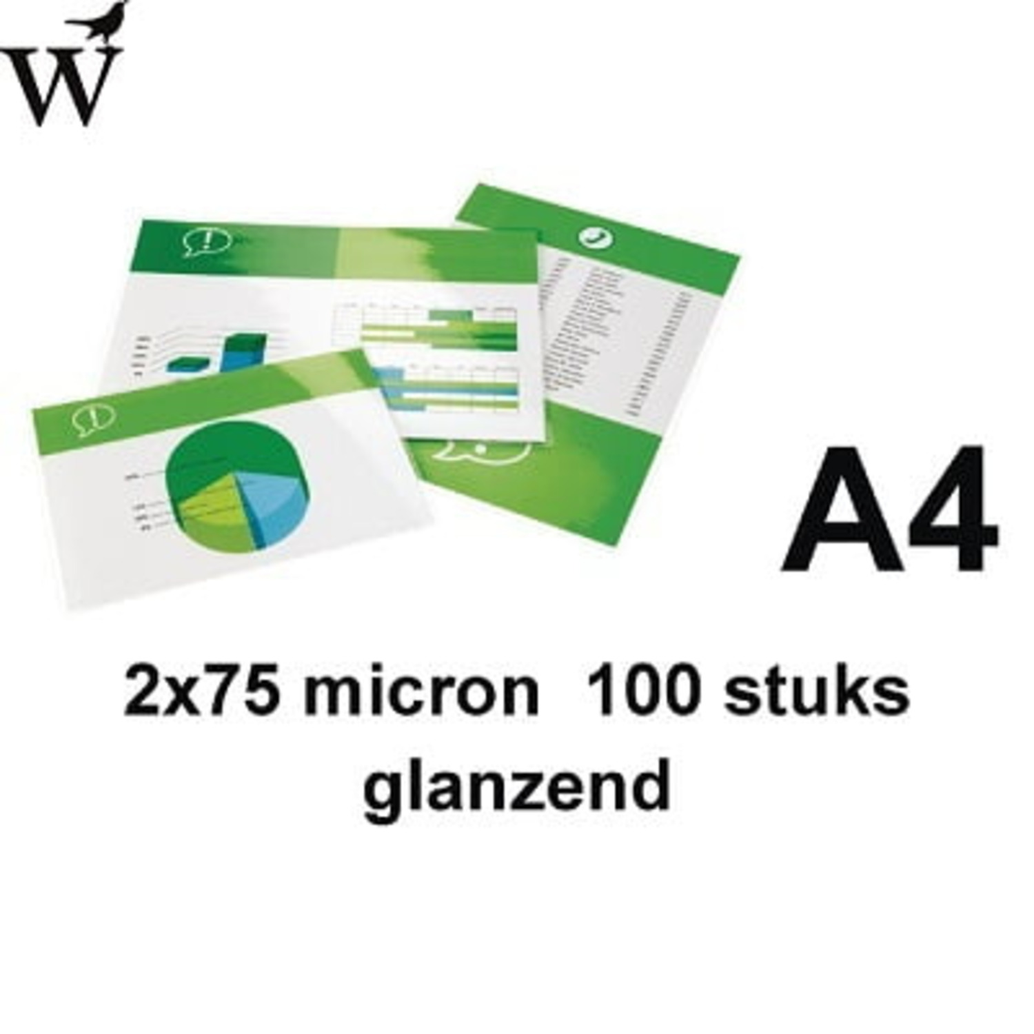 Lamineerhoes GBC A4 2x75micron 100stuks