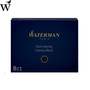 Inktpatroon Waterman nr23 lang zwart 8 stuk per pak