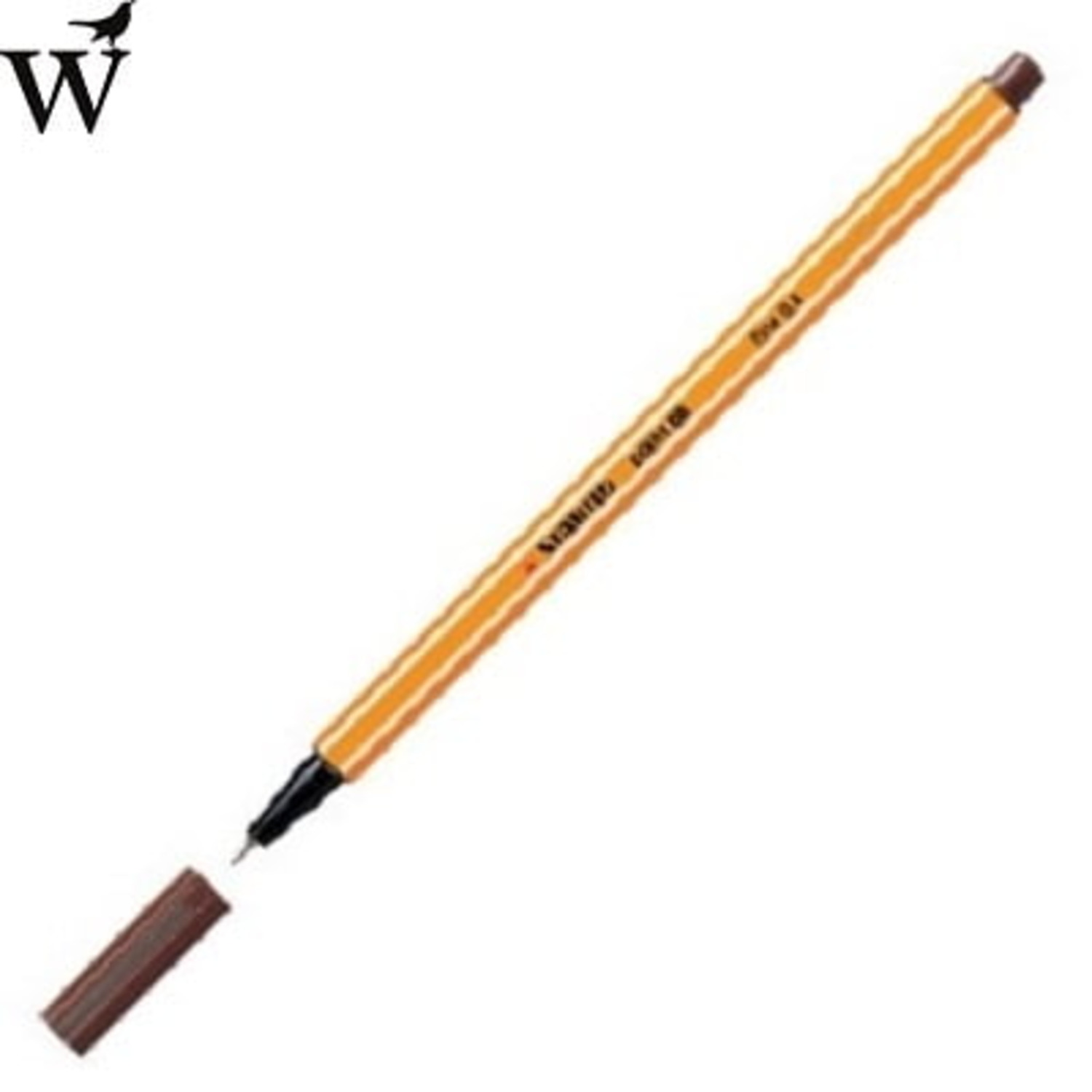 Fineliner Stabilo Point 88/45 bruin