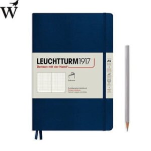 Notitieboek Leuchtturm med MC Navy dotted soft cover A5